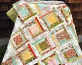 Patchwork Quilt, Lap Quiltor Coverlet, pattern also for sale