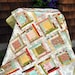 PDF quilt PATTERN lap or twin coverlet.... Layer Cake or Fat Quarters