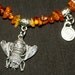 Baltic Amber Bee Dance Necklace
