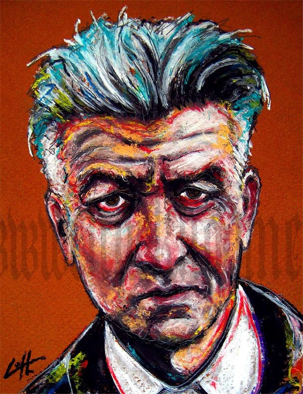 Print 8x10" - David Lynch - Director Portrait Pop Science Fiction Horror Abstract Cult Film Surreal Noir Hitchcock Spooky