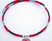 UGA Georgia Red and Black Choker Necklace