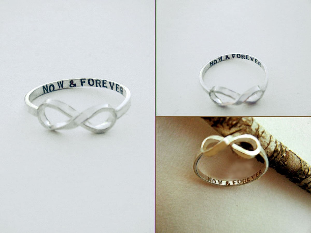 Custom Message Infinity Ring by donnaodesigns
