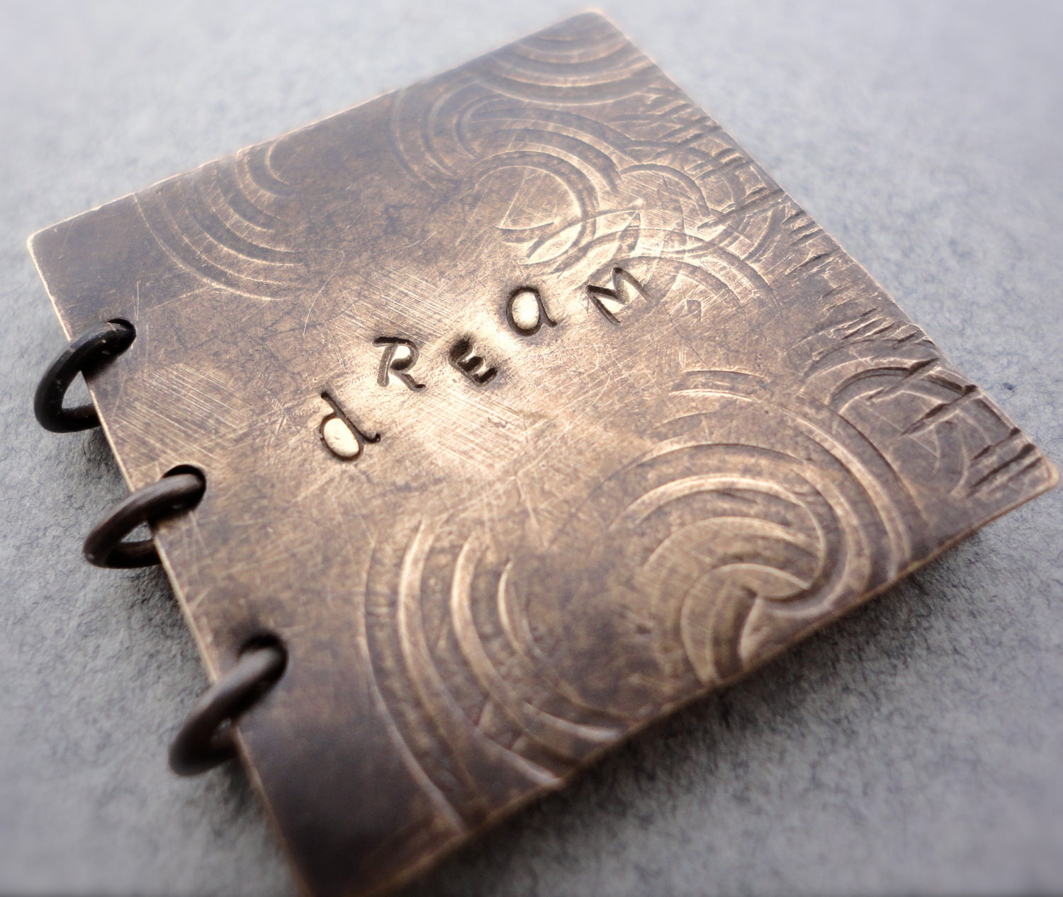 Dream- Art Journal Pendant