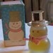Avon Snowman Petite Field of Flower Perfume Bottle