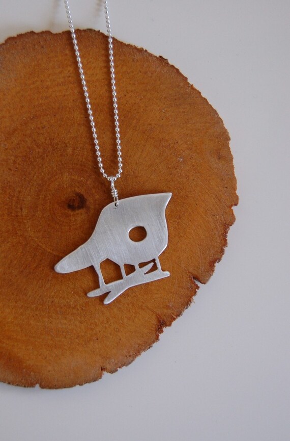 Metal Jewelry - Mod Silver Eames La Chaise Necklace
