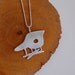 Metal Jewelry - Mod Silver Eames La Chaise Necklace