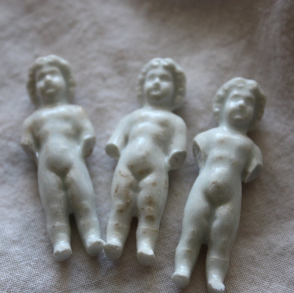 Three 1-3/4" Frozen Charlottes