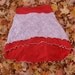Burnt Orange and Antique Floral Collette Skirt