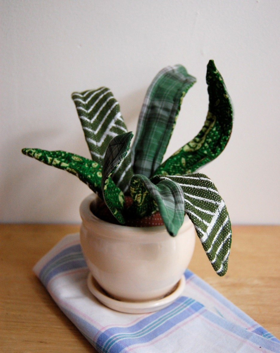 Fabric Aloe Plant