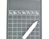 chalkboard calendar