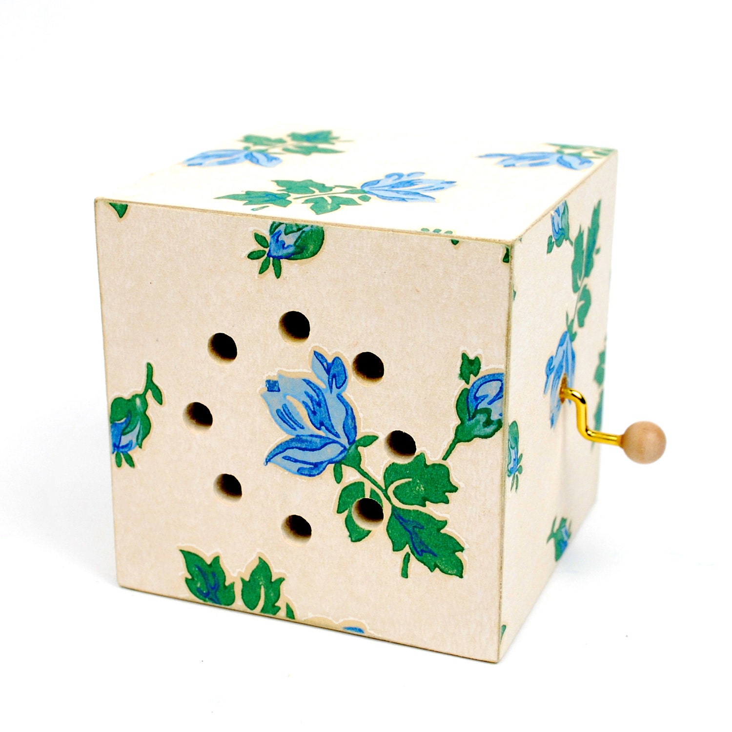 vintage wallpaper music box. plays: hey jude