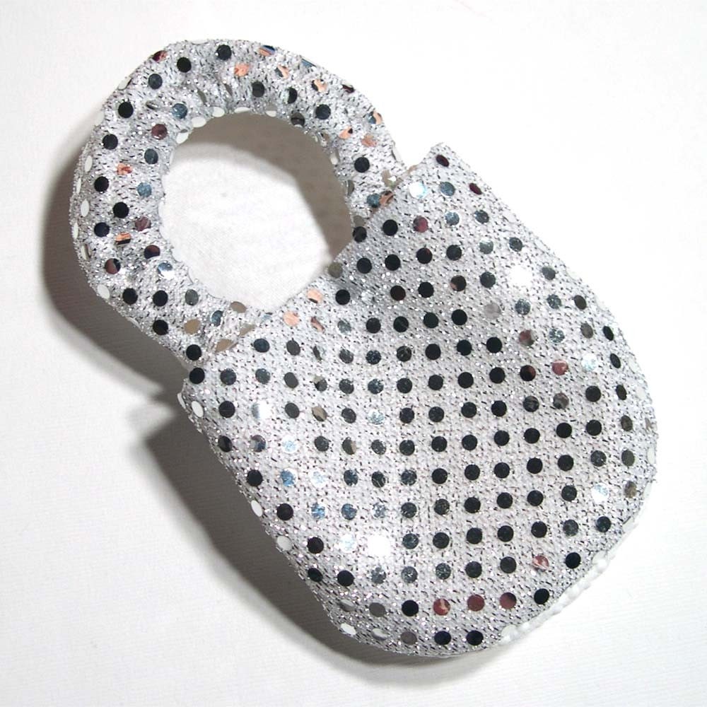 Disco Silver Soft Soled Baby Shoes 0-6mo