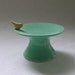 Bird Cupcake Ceramic Stand in Vintage Green