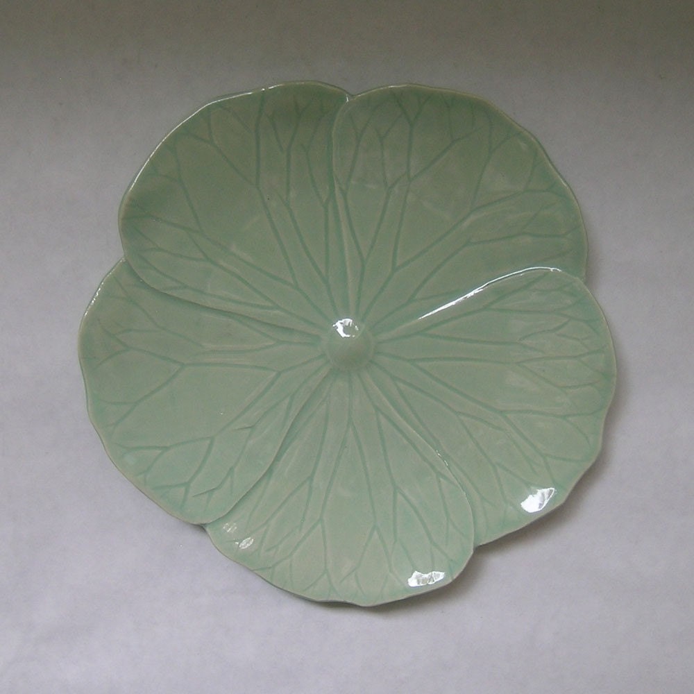 Ceramic Teacup and Flower Saucer