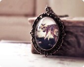 Little Deer Prince, Pendant Necklace, 18 Inch Chain, Vintage Woodland Fairytale