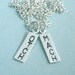 Little Title Tags - Sterling Silver Necklace for Performance Dog Enthusiasts