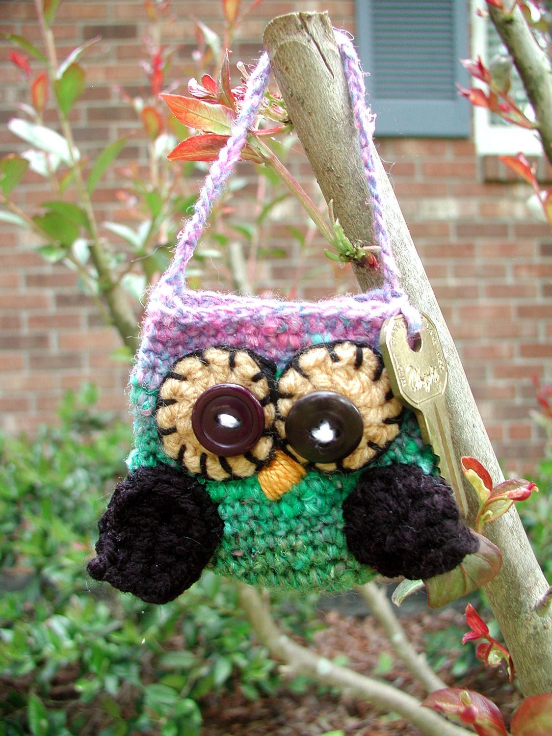 Mini Owlie Key Pouch PDF Crochet Pattern