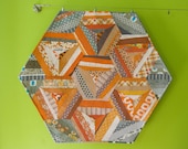 Hexagon String Baby Quilt