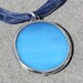 Round Stained Glass and Filigree Pendant - Tree of LIfe (SGT-P15)