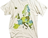 Map of Europe tshirt