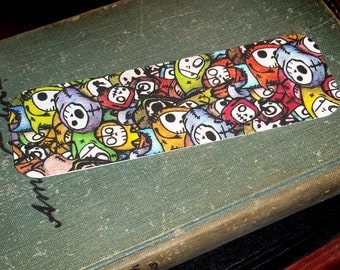 Bookmark of Stacked Stuffed Packed Monsters by Agorables Clothing The King Of Cute Horror Goodness