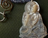 Buddha Jewelry Tanzanite Purple Gemstone Jewelry Mother of Pearl