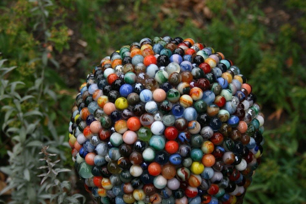 Marble Garden Sphere-- Free Shipping