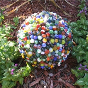 Marble Garden Sphere-- Free Shipping