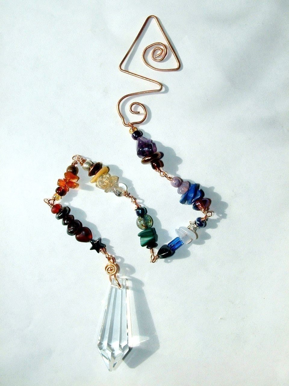 Rainbow Blessing Crystal Pendulum Suncatcher