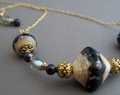 Azaria Necklace and Earrings with American Artisan Lampwork