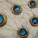 ORIGINAL Abstract White Peacock Painting Huge Contemporary Sculpture on canvas by Susanna 48x36