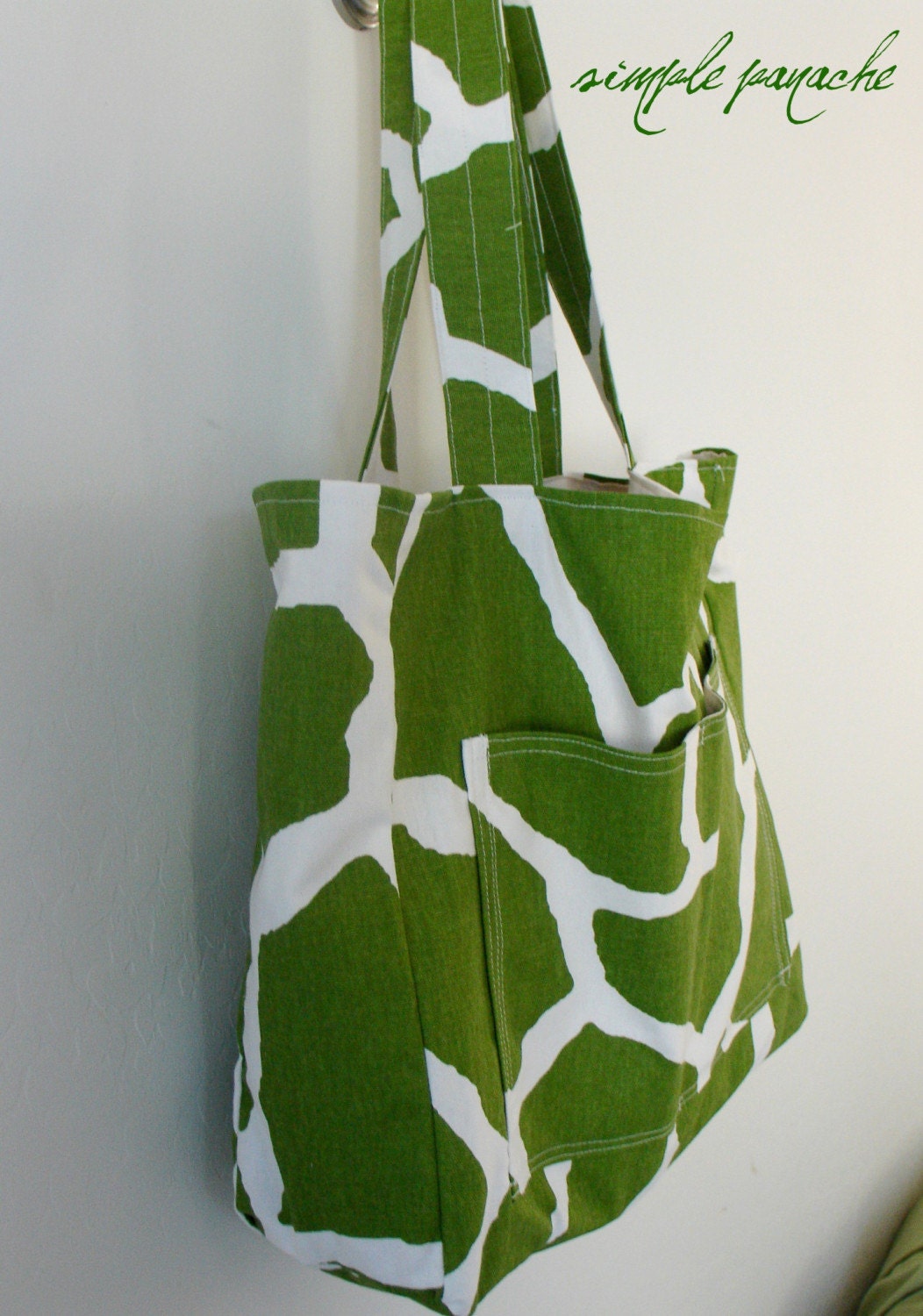Green Giraffe Large Shopper Special Price