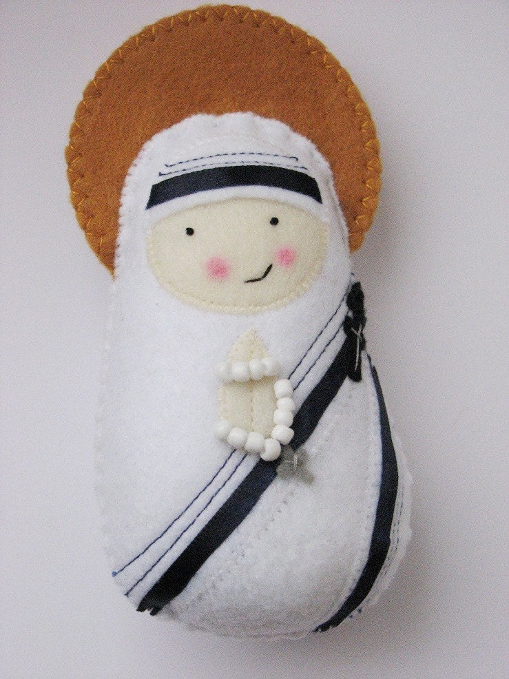 Blessed Mother Teresa....Felt Softie