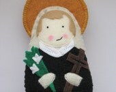 Saint  Gerard Majella Felt  Saint Softie