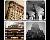 New York Architecture - Ceramic Coaster Set