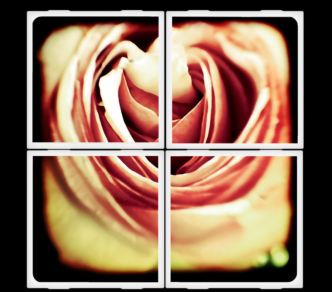 Acid Rose - Ceramic Coaster Set