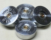 Guitar Knobs Shotgun Shell Winchester - Nickel Set of 4