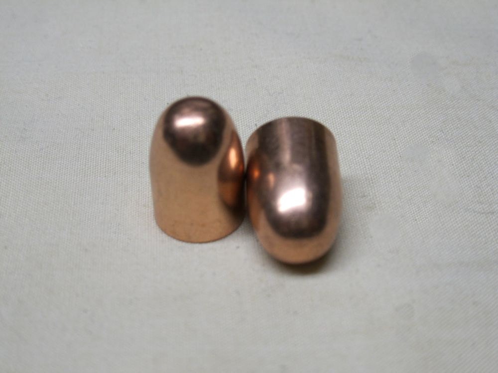 Guitar Knobs Standard Full Metal Jacket Copper Bullet - Set of 2