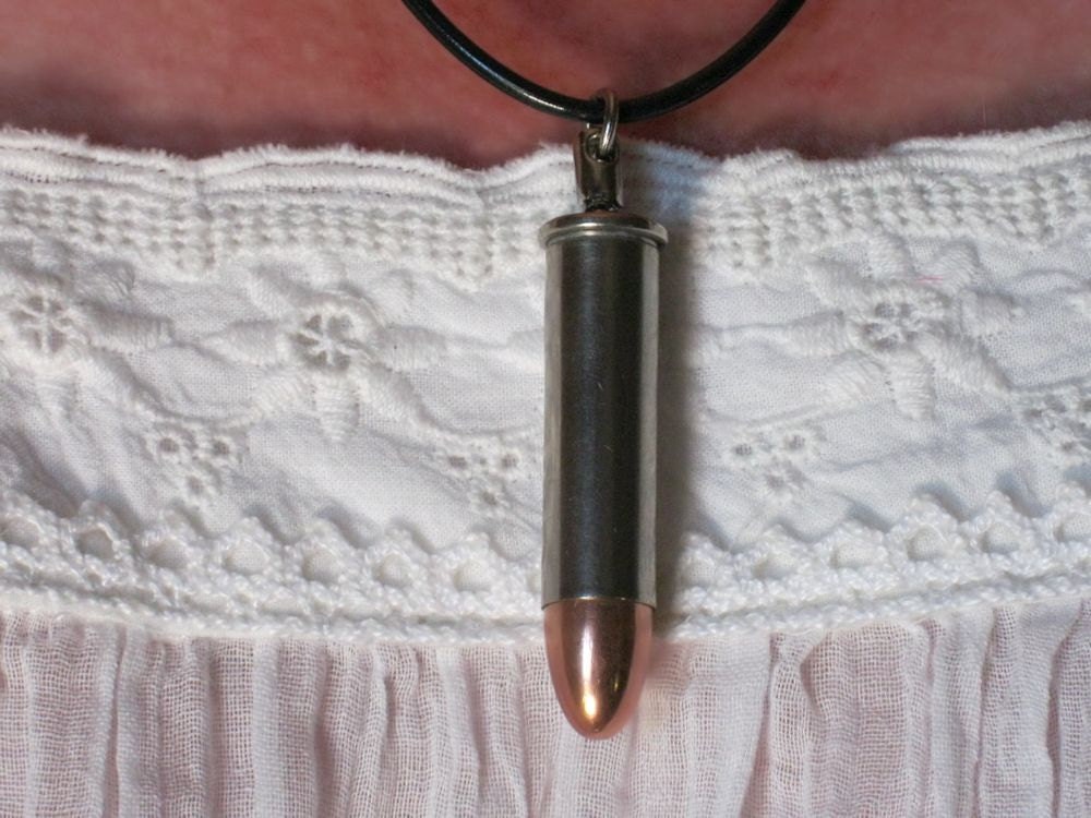 Bullet Necklace Pendant Unisex 357 Magnum
