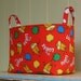 Fabric Storage Bin- Organizer- Dr Seuss- The Lorax- Robert Kaufman- Large