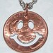 Happy Face Penny Necklace