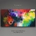 Original abstract painting, large colorful expressionist painting CONVERGENCE by Sally Trace