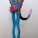 LOVE AND PEACE KeRicTure Giving Peace Sign FuNkY Whimsical Greeters