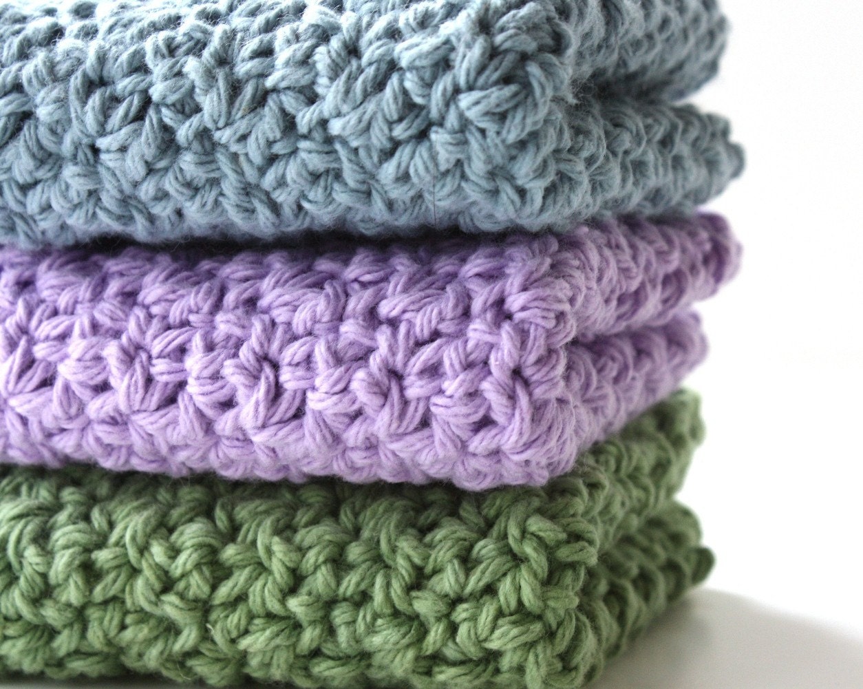 Eco Friendly Crochet Cotton Dishcloths