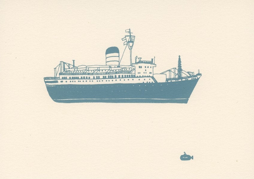 sneaky silkscreen print blue