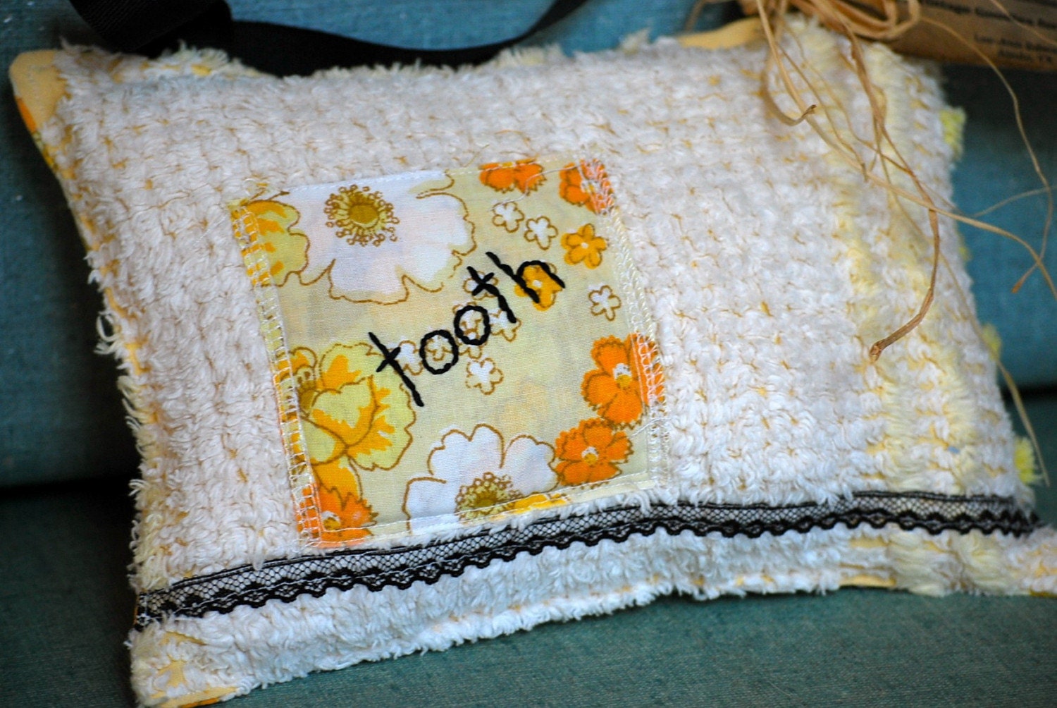 Vintage Tooth Fairy Pillow by Whoopsie Daisies on Etsy