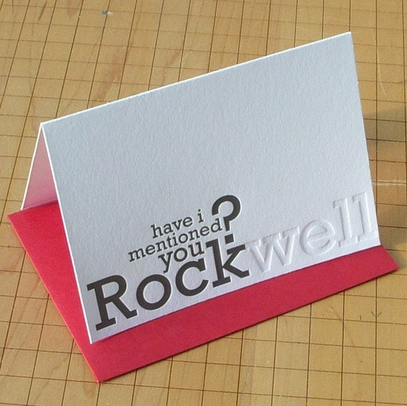 rockwell typography card