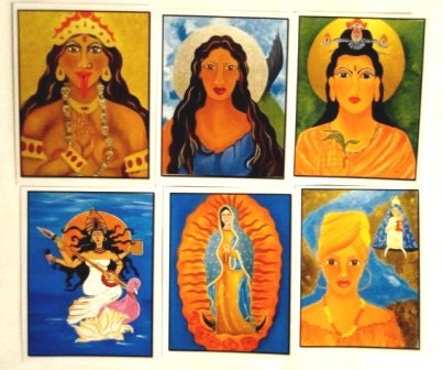 Goddess Notecards by Mia