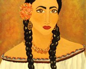 Art print of  - La Hermana portrait