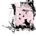 Mother's Day Gift, Pink Cat & Butterfly Birthday Gift Baby Nursery Ornate Flower Silk Screen Art Print - Etsy